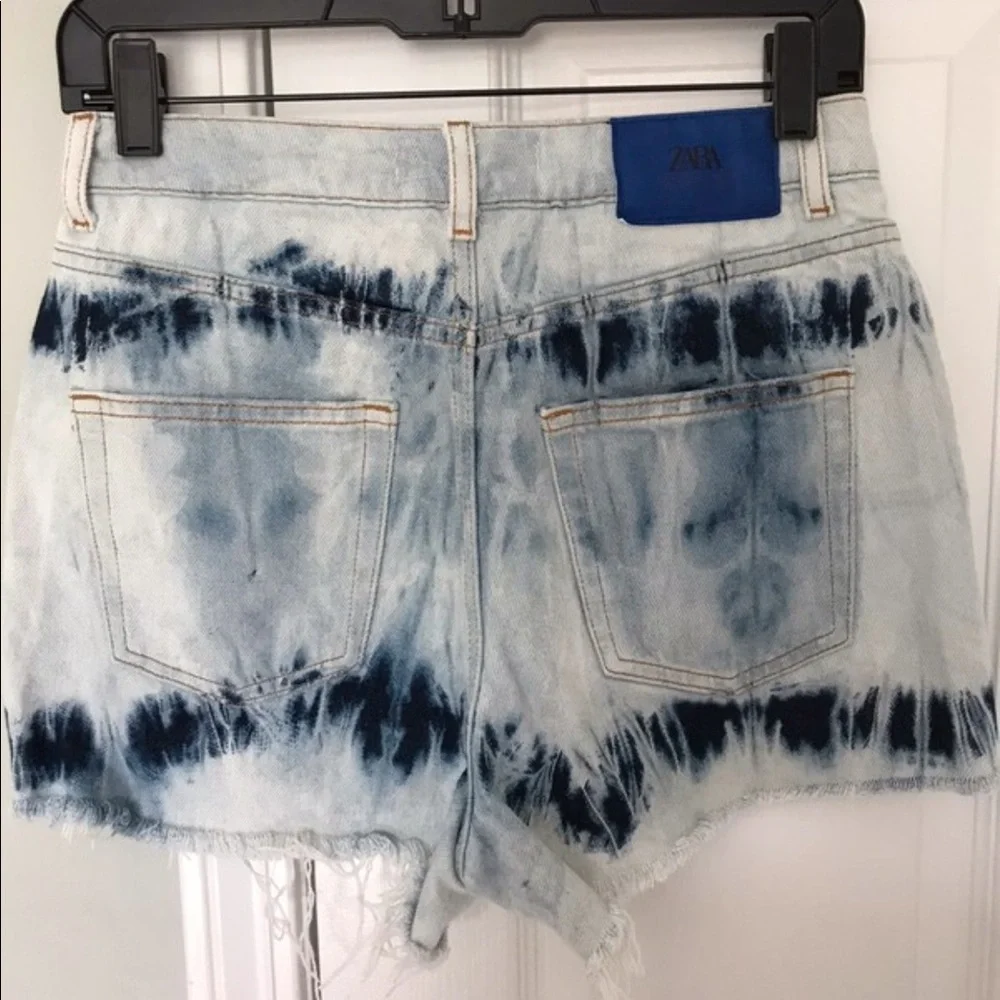 Zara tie dye shorts, size S